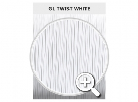 Стекло GL Silk 04 TWIST WHITE - купемаркет.рф